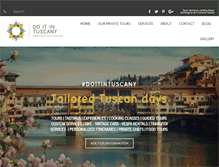 Tablet Screenshot of doitintuscany.net